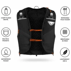 Gilet da trail Dynafit Alpine 8 Vest Black Out