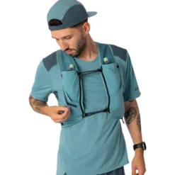 Gilet da trail Dynafit Sky 4 Vest Smoke Blue Cinder