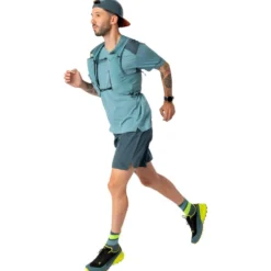 Gilet da trail Dynafit Sky 4 Vest Smoke Blue Cinder