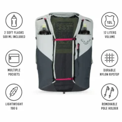 Gilet da trail Dynafit Ultra 12 Vest Cloud Blue