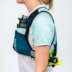 Gilet da trail Oxsitis Gravity 10 Women Light Blue