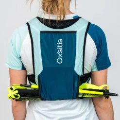 Gilet da trail Oxsitis Gravity 10 Women Light Blue