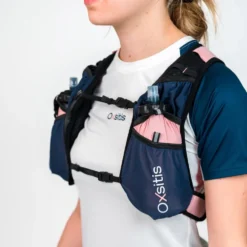Gilet da trail Oxsitis Gravity 10 Women Blue Pink