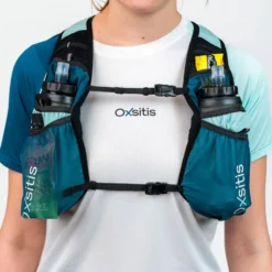 Gilet da trail Oxsitis Gravity 5 Women Light Blue