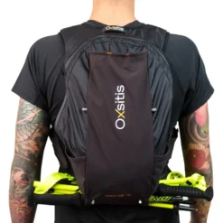 Gilet da trail Oxsitis Spectre 16 Black Orange