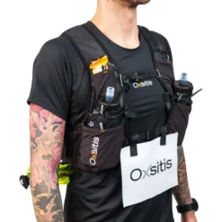 Gilet da trail Oxsitis Spectre 16 Black Orange