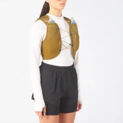 Gilet da trail Salomon Active Skin 8 Set Brillant Olive Willow
