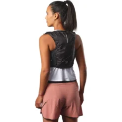 Gilet da trail Salomon Active Skin 4 Women Set Black Metal