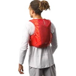 Gilet da trail Salomon Active Skin 12 Set Red Dahlia High Risk Red