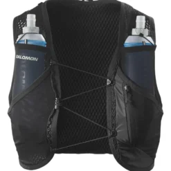 Gilet da trail Salomon Active Skin 8 Set Black Metal