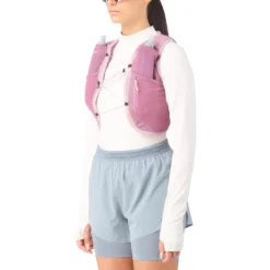 Gilet da trail Salomon Active Skin 4 Women Set Dusky Orchid Dawn Pink Butterfly