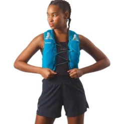 Gilet da trail Salomon Active Skin 8 Set Blue Danube Blue Curacao