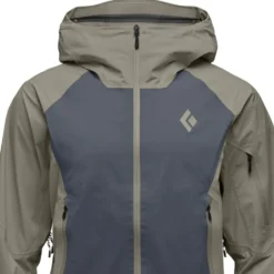 Giubbotto tecnico Black Diamond M Recon Stretch LT Shell Smoke Carbon
