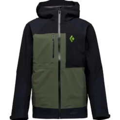 Giubbotto tecnico Black Diamond M Recon Stretch Pro Shell Black - Tundra