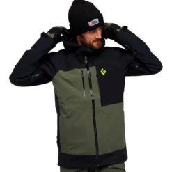 Giubbotto tecnico Black Diamond M Recon Stretch Pro Shell Black - Tundra