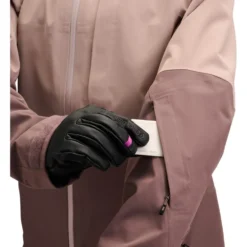 Giubbotto tecnico Black Diamond W Recon Stretch Shell Pale Mauve Dark Mauve
