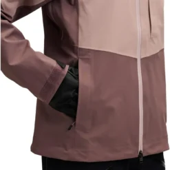 Giubbotto tecnico Black Diamond W Recon Stretch Shell Pale Mauve Dark Mauve