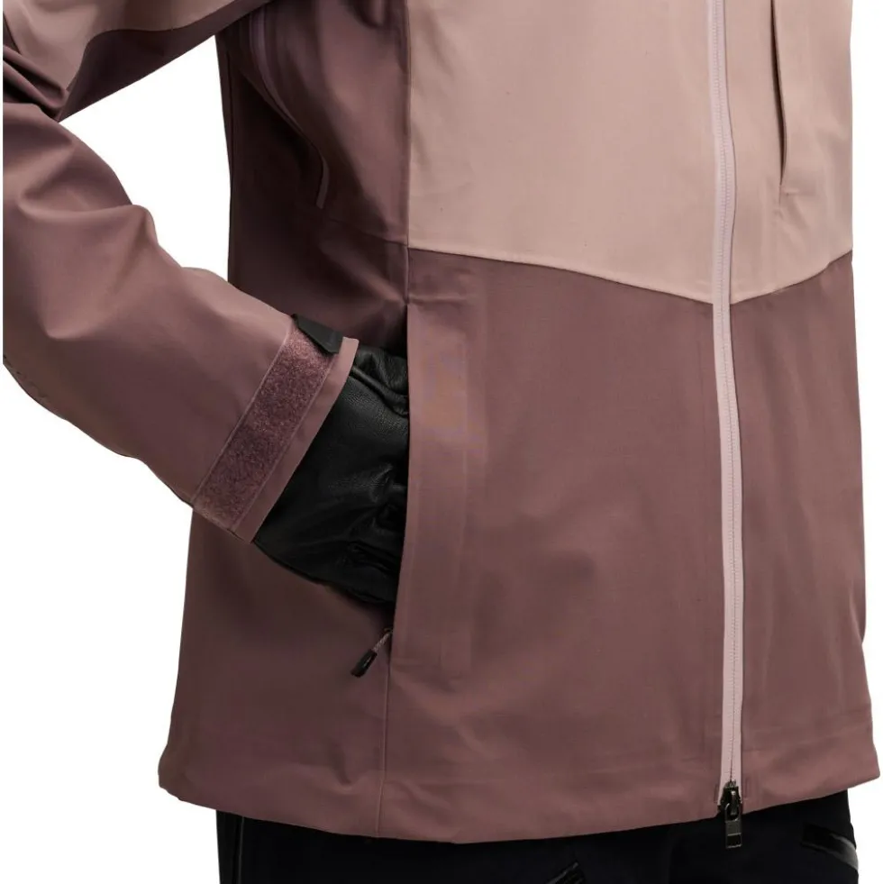 Giubbotto tecnico Black Diamond W Recon Stretch Shell Pale Mauve Dark Mauve