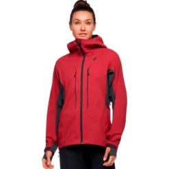 Giubbotto tecnico Black Diamond W Dawn Patrol Hybrid Shell Wild Rose