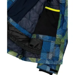 Giubbotto tecnico CMP Kid Jacket Snaps Hood Royal Blue Winter Sun