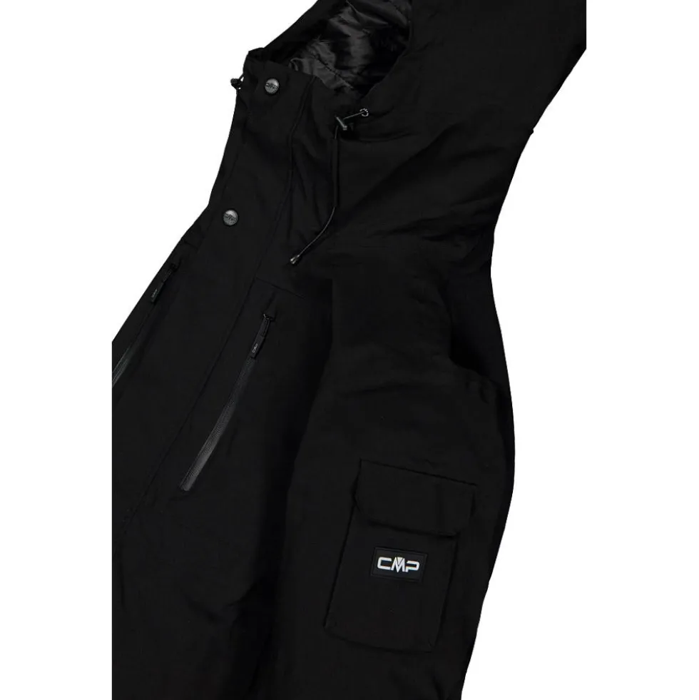 Giubbotto tecnico CMP Man Jacket Fix Hood Nero