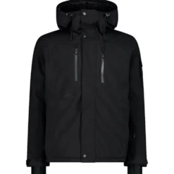 Giubbotto tecnico CMP Man Jacket Fix Hood Nero
