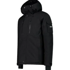 Giubbotto tecnico CMP Man Jacket Fix Hood Nero