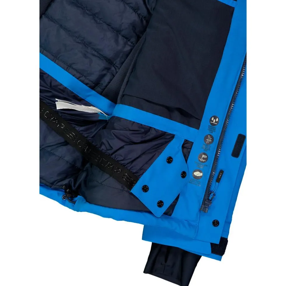 Giubbotto tecnico CMP Man Jacket Fix Hood Royal Blue