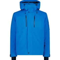 Giubbotto tecnico CMP Man Jacket Fix Hood Royal Blue