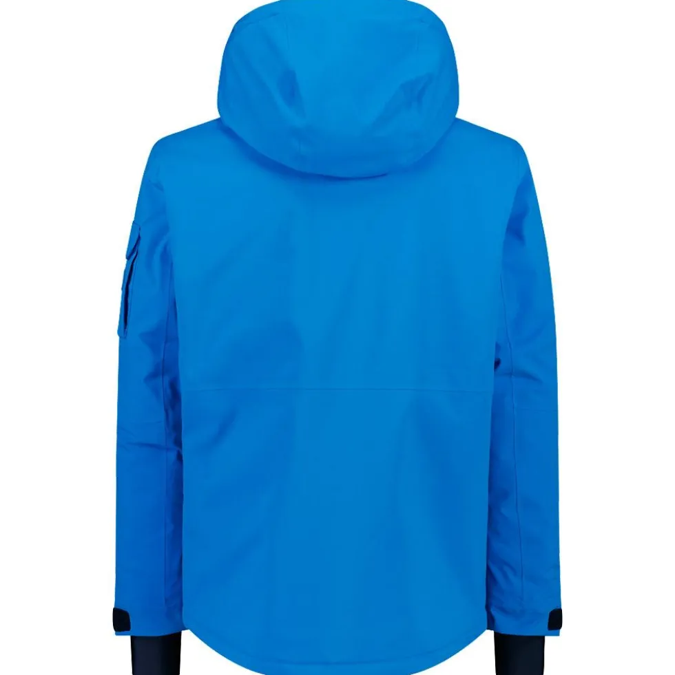 Giubbotto tecnico CMP Man Jacket Fix Hood Royal Blue