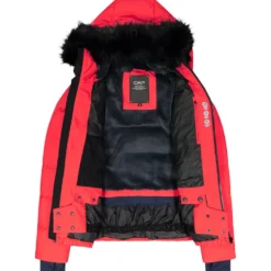 Giubbotto tecnico CMP Woman Jacket Fix Hood Corallo