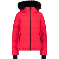 Giubbotto tecnico CMP Woman Jacket Fix Hood Corallo