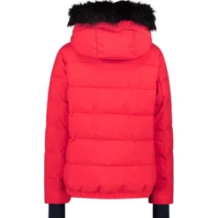 Giubbotto tecnico CMP Woman Jacket Fix Hood Corallo