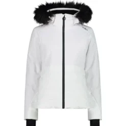 Giubbotto tecnico CMP Woman Jacket Zip Hood Bianco