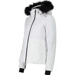Giubbotto tecnico CMP Woman Jacket Zip Hood Bianco