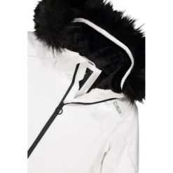 Giubbotto tecnico CMP Woman Jacket Zip Hood Bianco