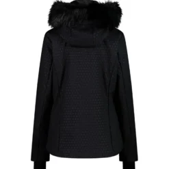 Giubbotto tecnico CMP Woman Jacket Zip Hood Nero