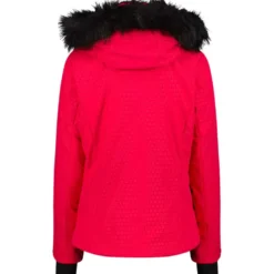 Giubbotto tecnico CMP Woman Jacket Zip Hood Carminio