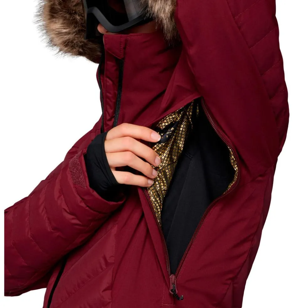 Giubbotto tecnico Columbia Bird Mountain III Insulated Rich Wine