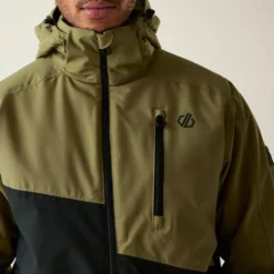 Giubbotto tecnico DARE2B Halfpipe III Jacket Martini Olive Black