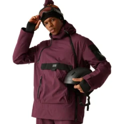 Giubbotto tecnico DARE2B T-Bar Overhead II Jacket Fig Black