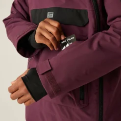 Giubbotto tecnico DARE2B T-Bar Overhead II Jacket Fig Black