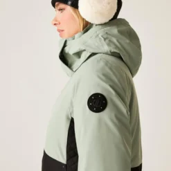 Giubbotto tecnico DARE2B W's Issy Glacier Green Black