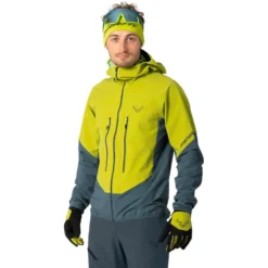 Giubbotto tecnico Dynafit Blacklight Softshell Jacket M Golden Lime