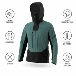 Giubbotto tecnico Dynafit TLT Dynastretch Atlantic