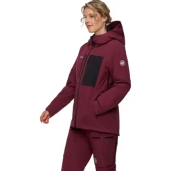 Giubbotto tecnico Mammut Stoney HS Thermo Hooded Jacket Women Vin Black