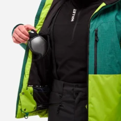 Giubbotto tecnico Millet Grands Montets Peak Jacket M Bottle Macaw Green