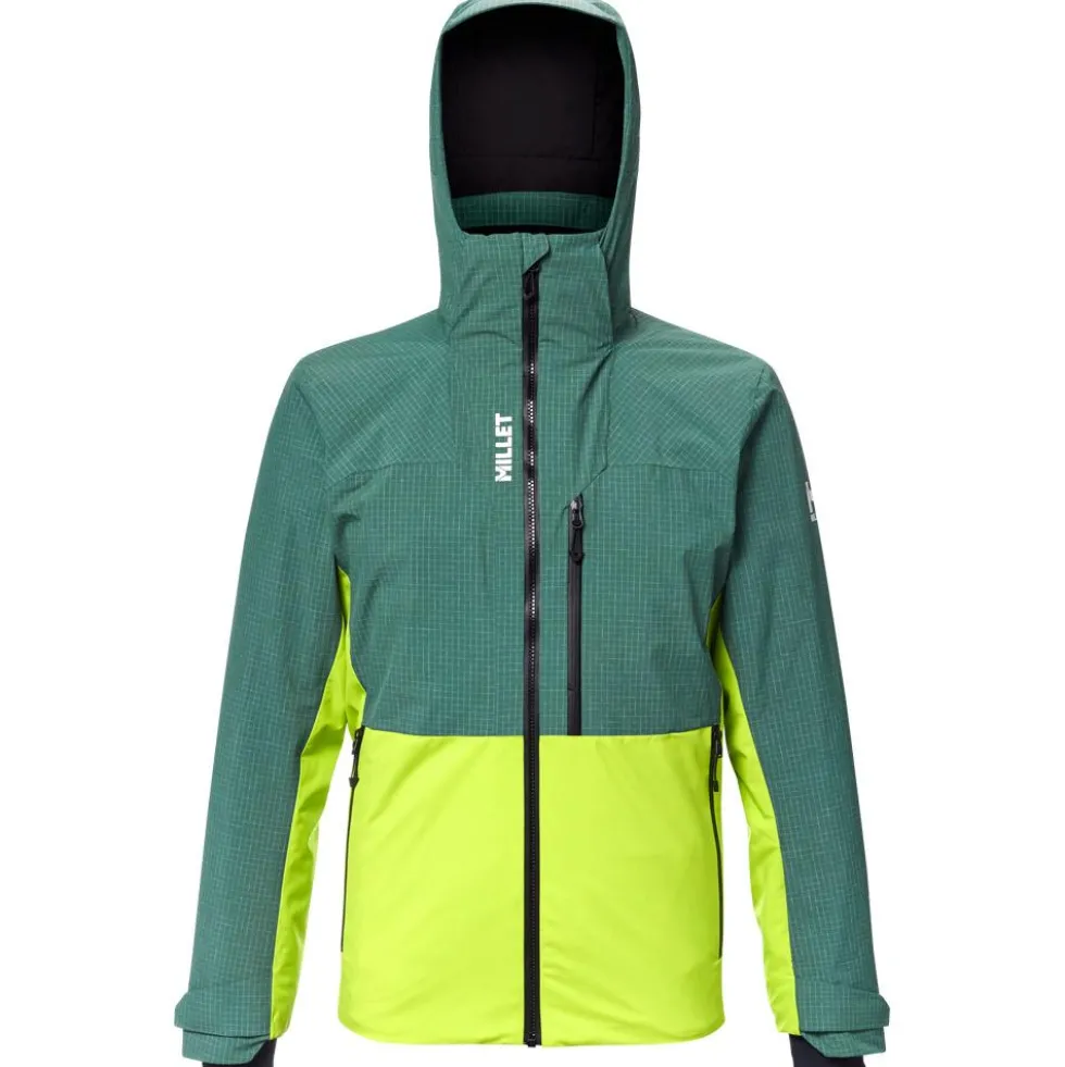 Giubbotto tecnico Millet Grands Montets Peak Jacket M Bottle Macaw Green
