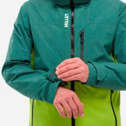 Giubbotto tecnico Millet Grands Montets Peak Jacket M Bottle Macaw Green