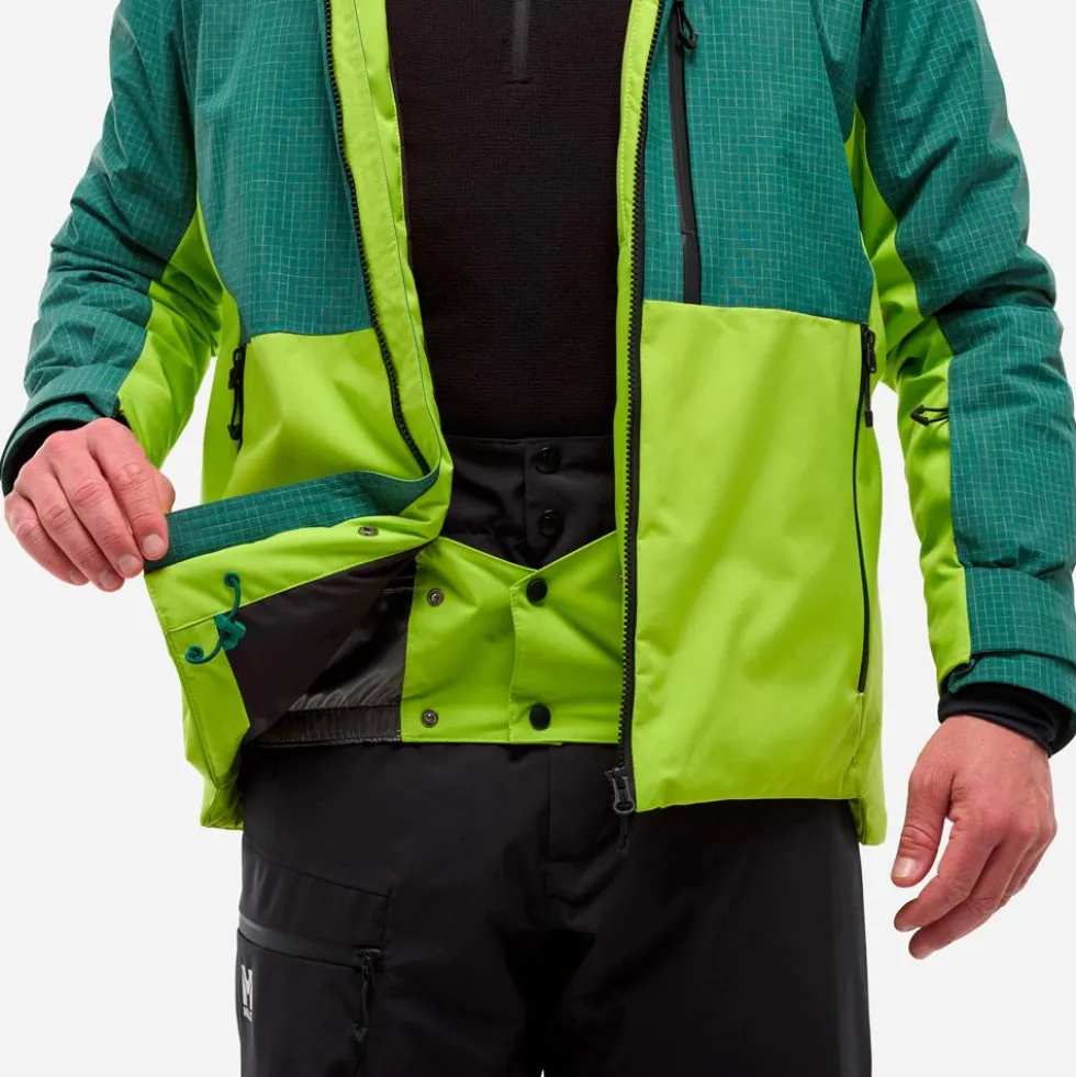 Giubbotto tecnico Millet Grands Montets Peak Jacket M Bottle Macaw Green